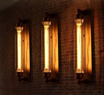 Vintage Edison oświetlenie naścienne LED 2 sztuki