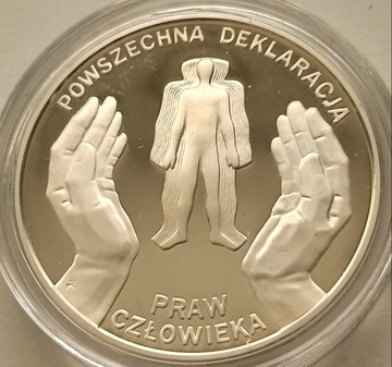 10zł 1998r. Deklaracja Praw Człowieka L Ag