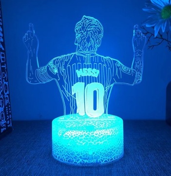 3D lampka nocna Leo Messi 