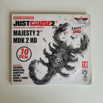 Just Cause 2 Majesty 2 MDK 2 CD-Action