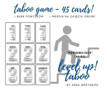 poziomujące level up! taboo - gra angielski 