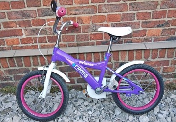 rower rowerek dziecięcy 16 cali dla dziewczynki
