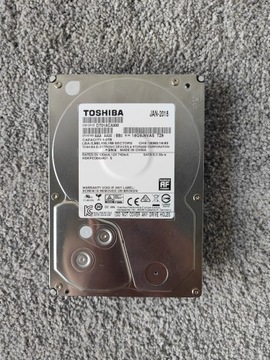 Dysk Toshiba HDD 3TB 7200 64MB SATA3 dysk 3.5"