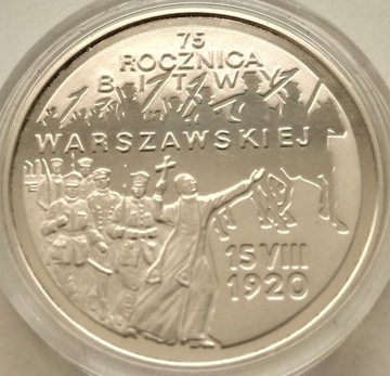 20zł 1995r. 75 Rocznica Bitwy Warsawskiej L Ag