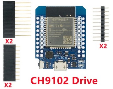 Wemos Mini D1 ESP8266 ESP-32S CP2104, USB-C