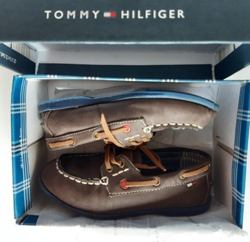 Mokasyny trzewiki chłopięce r 27.5 Tommy Hilfiger