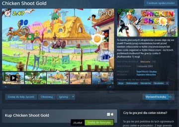 KLUCZ | do gry "Chicken Shoot Gold" na steam