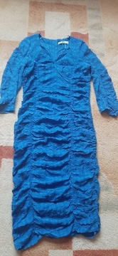 Sukienka ZARA XL niebieska