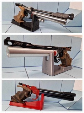 Stojak na pistolet wiatrówkę PCP Walther Steyr FWB