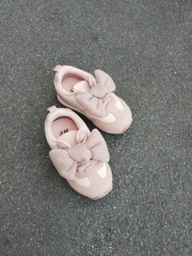 Buciki sneakersy dla dziewczynki różowe H&M 18/19