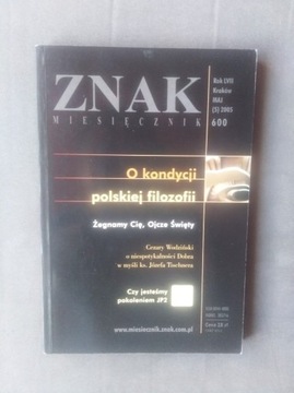 Miesięcznik ZNAK MAJ 2005