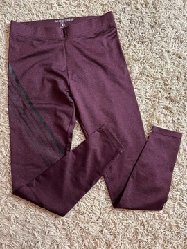 Legginsy bordowe 36/38