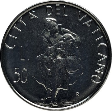 Watykan 50 lire 1982, KM#163
