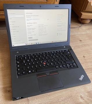 Laptop Lenovo ThinkPad - L470 - 8 / 256 GB - i5 (7th) - 100% SPRAWNY!