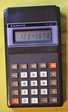 SANYO CX 1231 STARY JAPOŃSKI KALKULATOR