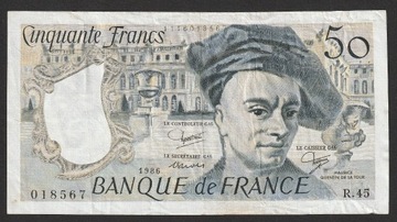 Francja 50 franków 1986 - R.45 - de la Tour