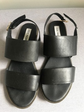 STEVE MADDEN - skórzane sandały 40