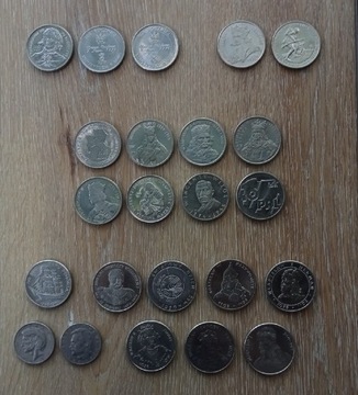 kolekcja monet stare monety okolicznościowe z PRL