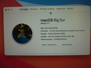 Apple Mac Mini intel i5