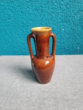 Ceramiczna figurka mini wazon PRL malutki zawonik