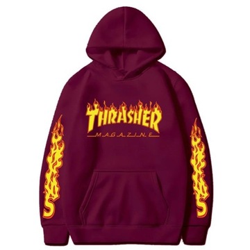 Bluza męska nowa napis THRASHER 