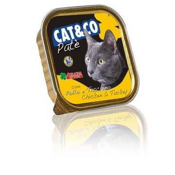 CAT&CO PASZTET Z KURCZAKIEM I INDYKIEM 100G