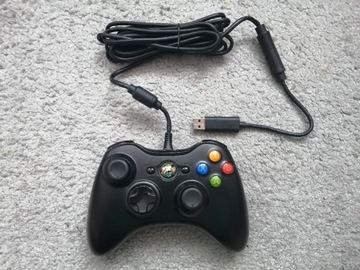 PRZEWODOWY PAD KONTROLER Microsoft Xbox 360 USB PC