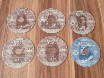 Płyty z grą Buldur's Gate plus dodatek 5CD+1CD