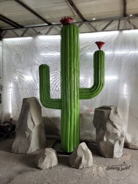 Reklama kaktus 3D rzeźba 