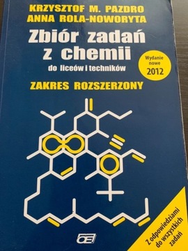 Pazdro Zbiór Zadań z Chemii zakres rozszerzony 