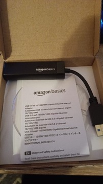 AMAZONBASICS Adapter USB 3.0 to 10/100/1000