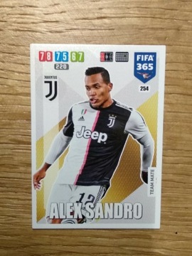 KARTA FIFA 365 2020 PANINI Alex Sandro nr 254 Juve