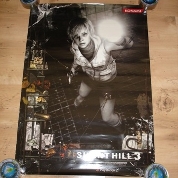  Plakat Promo Silent Hill 3 PS2 84x59cm UNIKAT !