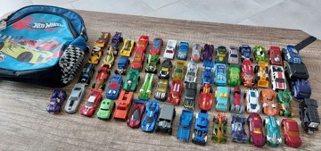 Hot wheels 60 szt+plecak