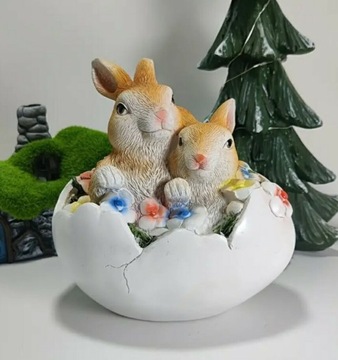 Wielkanocny królik,ozdoba wielkanocna dekoracja