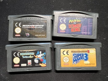 Gry na game boy Advance, need for speed, donald…