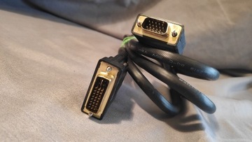 Kabel DVI-I Dual Link - D-Sub (VGA)