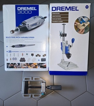 Dremel 3000 1/25 + Dremel 220 + Imadło Maszynowe