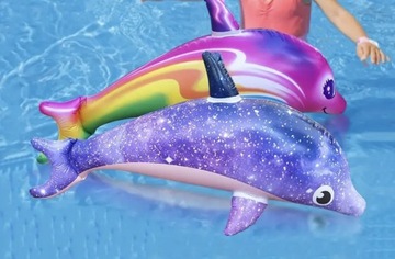 Zestaw 2 sztuki delfiny dmuchane zabawki nad wodę