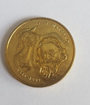 Moneta 2 zł Jan Matejko - 2002 rok