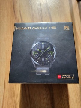 Huawei watch gt 3 nowy gwarancja. 