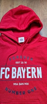 Bluza FC Bayern, z kapturem, rozm. M