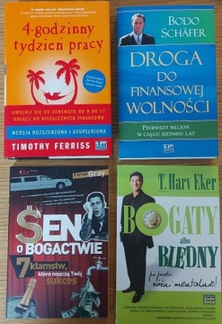 8 książek Ferris, Muturi, Schafer, Eker, Darvas...