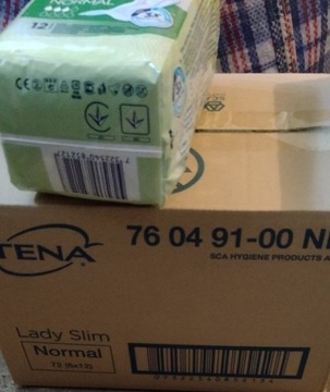 Podpaski higieniczne TENA Lady slim normal 72 szt 