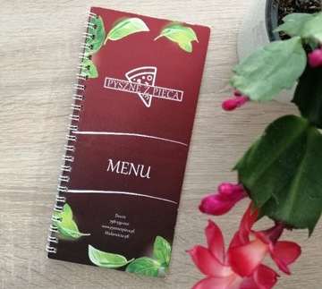 Projekt Menu, ulotki, menu spiralowane A4 A3 inne