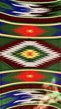 Kilim lata 70 wiejska manufaktura