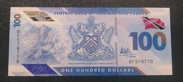 Trynidad i Tobago, 100 dollars 2019  UNC