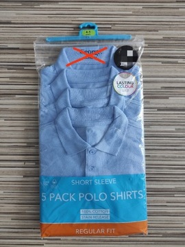 Koszulki Polo krótki rękaw 3pack George 104/110