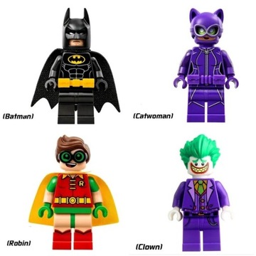 4 figurki Batman i Joker