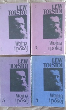 "Wojna i pokój" Lew Tołstoj t. 1-4, 1988 r